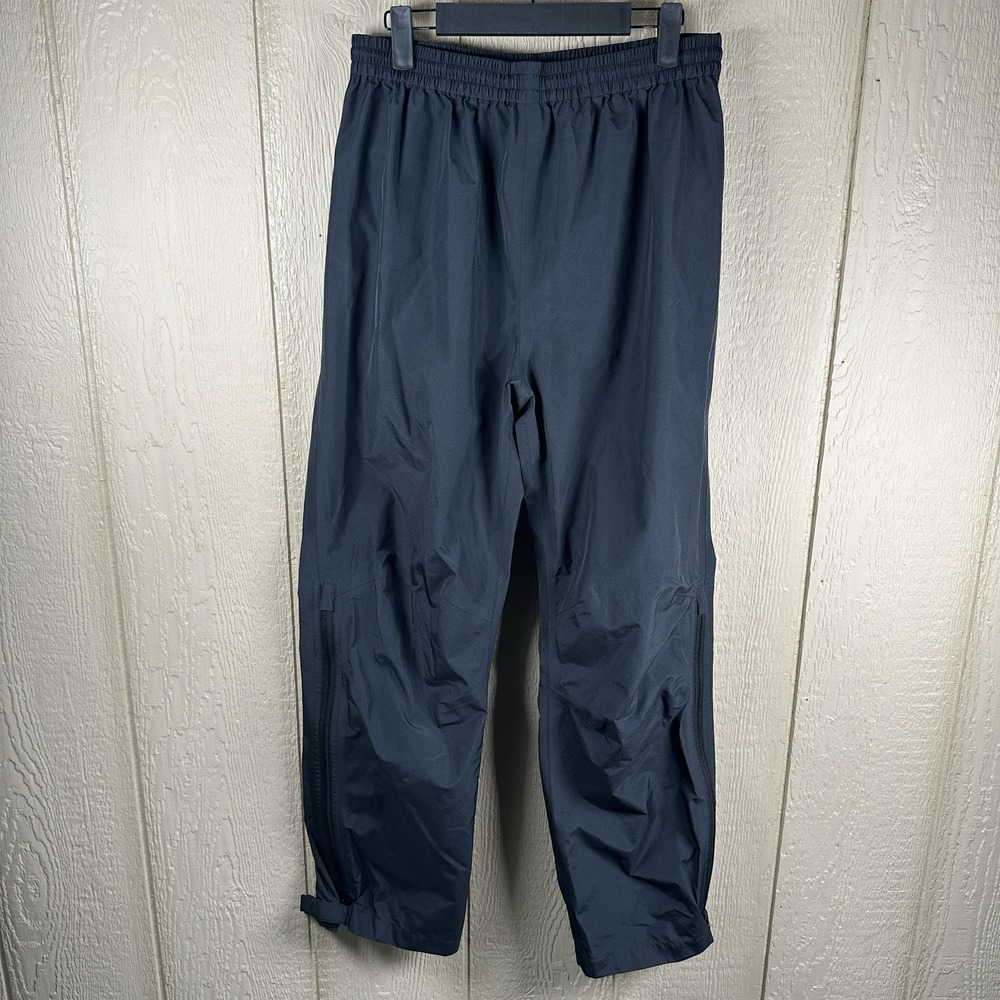 Cabelas Goretex Rain Pants Mens Medium Black Golfer Hunting Waterproof Paclite